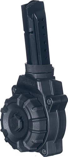 DRMA27 PRO MAG MAGAZINE FOR GLOCK 17 - 19 9MM 30RD DRUM BLACK POLYMER