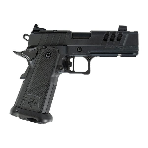 https3A2F2Fmedia.chattanoogashooting.com2Fimages2Fproduct2FSD125000152FSD125000151 SDS MAC 9 DS COMP Handgun 9mm Luger 17rd Magazines(2) 4.25'' Barrel AOS Optic Plate Black
