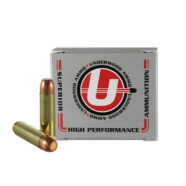 https3A2F2Fmedia.chattanoogashooting.com2Fimages2Fproduct2FUB5572FUB557 Underwood Ammo Rifle Ammunition 50 Beowulf 350gr FMJ 1775 fps 20/ct