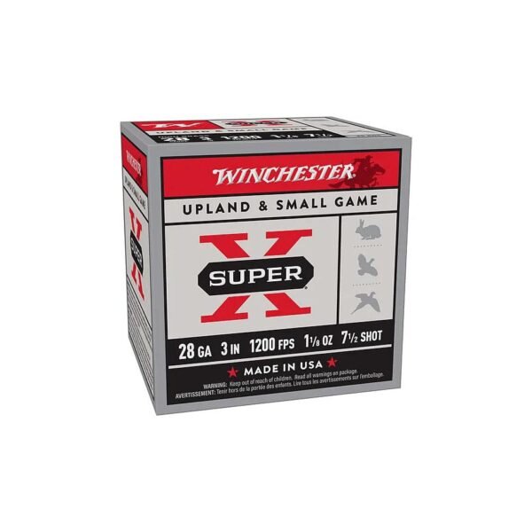 https3A2F2Fmedia.chattanoogashooting.com2Fimages2Fproduct2FWNX28372FWNX2837 Winchester Super X Shotshell 28ga 3" 1-1/8 oz 1200fps #7.5 25/ct
