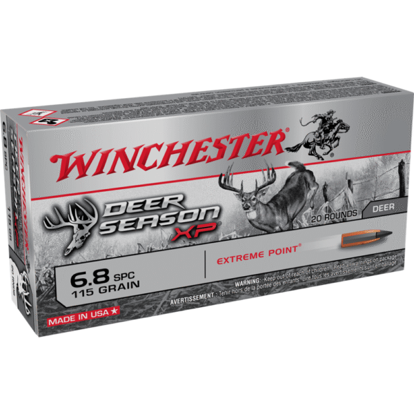 https3A2F2Fmedia.chattanoogashooting.com2Fimages2Fproduct2FWNX68SPCDS2FWNX68SPCDS-1 Winchester Deer Season XP 6.8 SPC 115 gr. PT 2625 fps 20/ct