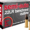 ELEY OUTLAW SEMIAUTO BENCHREST - 22LR 42GR 50RD 100BX/CS