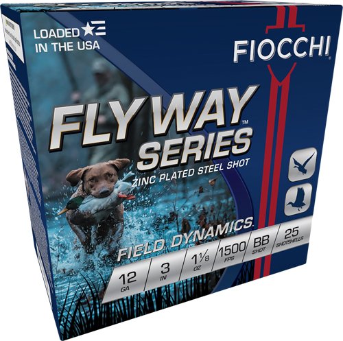 A123STBB FIOCCHI FLYWAY 12GA 3" 1-1/8OZ - #BB 1500FPS 25RD 10BX/CS