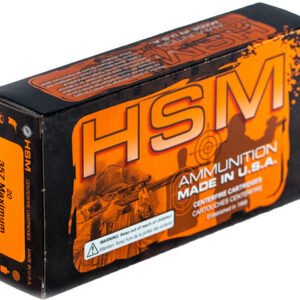 HSM 357 MAXIMUM 158GR JHP - 20RD 25BX/CS