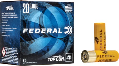 ATG208 FEDERAL TOP GUN 20GA 7/8OZ #8 - 1210FPS 250RD CASE LOT