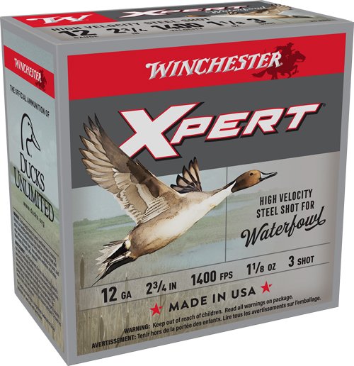 AWEX12H3 WINCHESTER XPERT 12GA 2.75" - 1-1/8OZ #3 1400FPS 25RD 10BX/C
