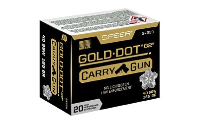CCI24259_1 SPR GLD DOT CARRY GUN 40S&W 165GR HP