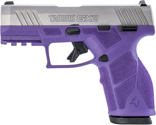 TAURUS GX2 9MM 13-SHOT ADJ. - DARK PURPLE STAINLESS SLIDE