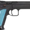 CZ TS2 SA 40SW FS 17-SHOT - BLACK POLYCOAT BLUE GRIP