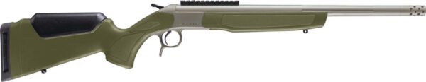 GCR4440SGZ CVA SCOUT TD V3 360 BH 20" - STAINLESS/OD GREEN SYNTHETIC