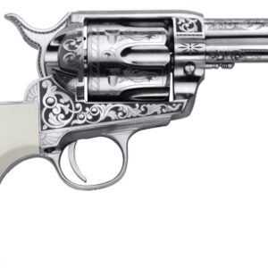 CIMARRON HUCKLEBERRY 45LC - 3.5" NICKEL ENGRAVED B-HEAD