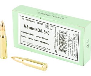 S&B 6.8SPC 110GR FMJ 20/1000