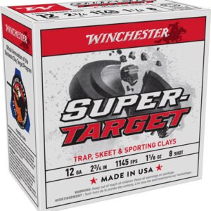 WINCHESTER TARGET 12GA 2.75" - 1-1/8OZ #8 1145FPS 250RD CASE
