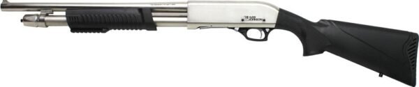 IVER JOHNSON PUMP 12GA 3" 18" - CYLINDER NICKEL SYNTHETIC