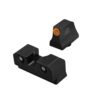 https3A2F2Fmedia.chattanoogashooting.com2Fimages2Fproduct2FAQGLR205P6N2FAQGLR204P6N-1_1.jpg XS Sight Systems R3D 2.0 Suppressor Height Night Sights for Glock 20/21/29/30/30S/37/41 Orange Front with Black Rear