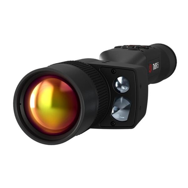 https3A2F2Fmedia.chattanoogashooting.com2Fimages2Fproduct2FASTIWST5650LRF2FASTIWST5650LRF-1.jpg ATN Thor 5 LRF Thermal Rifle Scope 4-32x 640x480 12 Micron Black