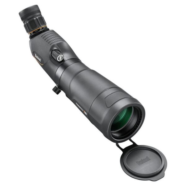 https3A2F2Fmedia.chattanoogashooting.com2Fimages2Fproduct2FBH887520B2FBH887520B.jpg Bushnell Trophy Spotting Scope - 20-60x65 Porro 45 Degree FMC WP Box 6L - Black