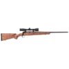 https3A2F2Fmedia.chattanoogashooting.com2Fimages2Fproduct2FBV226782F1773994.jpg Savage Axis II XP Hardwood Rifle 6.5 Creedmoor 4rd Magazine 22" Barrel Hardwood Stock with Scope