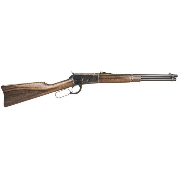 https3A2F2Fmedia.chattanoogashooting.com2Fimages2Fproduct2FCH9203372FCH920337-1.jpg Chiappa 1892 Lever Action Trapper Carbine Rifle .44 Mag 8rd Magazine 16" Barrel Color Case Walnut