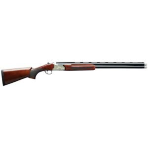 Charles Daly 202A Shotgun 20ga 2rd 26" Barrel Silver Engraved and Walnut Compact Stock