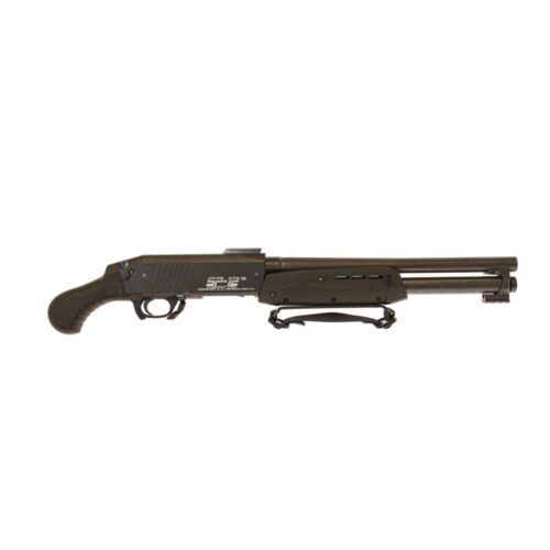 https3A2F2Fmedia.chattanoogashooting.com2Fimages2Fproduct2FDFSP12COMPACTPRO2FDFSP12COMPACTPRO-1.jpg Standard Manufacturing SP-12 Compact Pro Shotgun 12 ga 3" Chamber 5rd Magazine 14.5" Barrel Brown