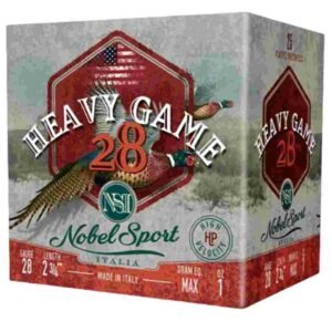 Nobel Sport Heavy Game 28 Shotshells 28 ga 2-3/4" 1 oz 1205 fps #8 25/ct