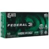 https3A2F2Fmedia.chattanoogashooting.com2Fimages2Fproduct2FFAAE45LF12FFAAE45LF11.jpg Federal American Eagle IRT Lead Free Handgun Ammunition .45 ACP 137gr FMJ 1200 fps 50/ct