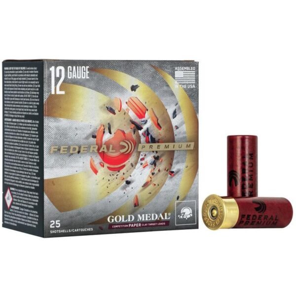 https3A2F2Fmedia.chattanoogashooting.com2Fimages2Fproduct2FFAGMT11782FFAGMT1178_1.jpg Federal Gold Medal Paper Shotshells 12ga 2-3/4" 1-1/8oz 1145 fps #8 25/ct
