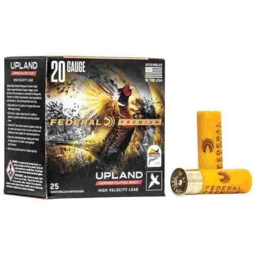 https3A2F2Fmedia.chattanoogashooting.com2Fimages2Fproduct2FFAPF20452FFAPF2045-1.jpg Federal Premium Wing-Shok Pheasants Forever High Velocity - 20ga 2-3/4" 1oz. #5-Shot 25/Box