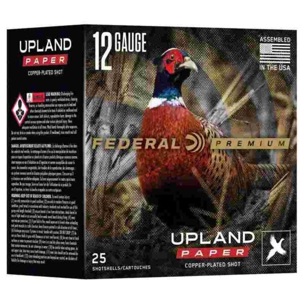 https3A2F2Fmedia.chattanoogashooting.com2Fimages2Fproduct2FFAPUP15462FFAPUP15441.jpg Federal Premium Upland Paper Shotshells 12ga 2-3/4" 1-1/4oz 1330 fps #6 25/ct