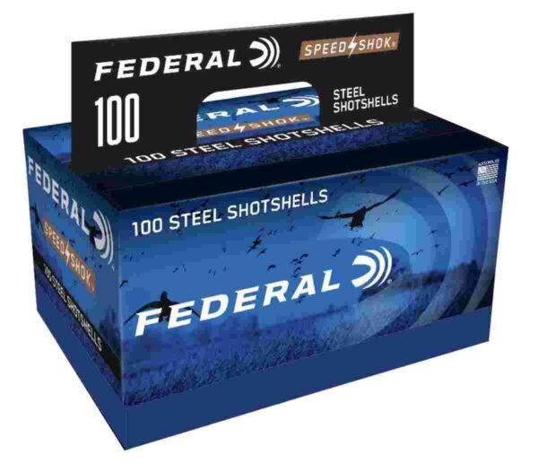 https3A2F2Fmedia.chattanoogashooting.com2Fimages2Fproduct2FFAWF14210042FFAWF1421004.jpg Federal Speed-Shok Shotshells 12 ga 3" 1-1/4oz 1450 fps #4 100/ct