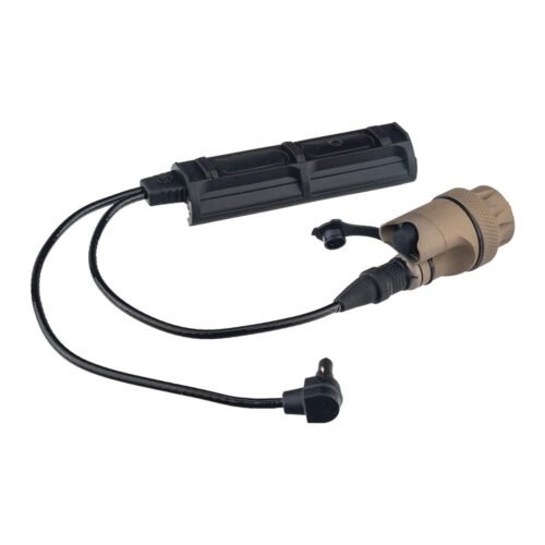 https3A2F2Fmedia.chattanoogashooting.com2Fimages2Fproduct2FFHDSSR07DITTN2FFHDSSR07DITTN.jpg Surefire DS-SR)7-D-IT Weapon Light Switch Waterproof Switch Assembly for Scout Light Weapon Lights & ATPIAL/DBAL Lasers Tan