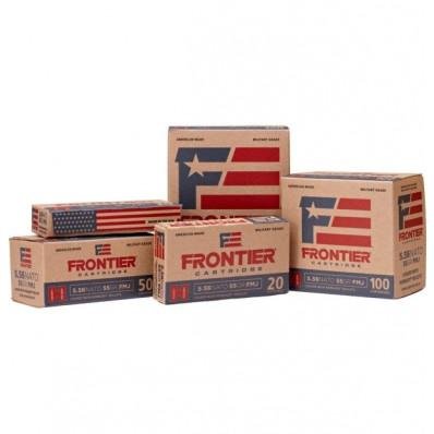 https3A2F2Fmedia.chattanoogashooting.com2Fimages2Fproduct2FFRFR140C2FFRFR140C.jpg Hornady Frontier Rifle Ammunition .223 Rem 55 gr HP-MATCH 3240 fps 500/ct case
