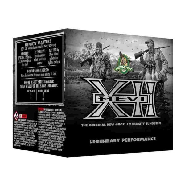 HEVI-Shot HEVI-XII Shotshells 12ga 2-3/4" 1-1/8oz 1450 fps #4 25/ct
