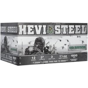 HEVI-Shot HEVI-Steel Shotshells 20ga 3" 1-1/4oz 1500 fps #3 100/ct