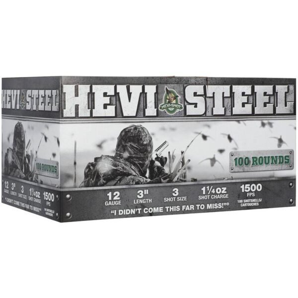 https3A2F2Fmedia.chattanoogashooting.com2Fimages2Fproduct2FHVHS601032FHVHS601031.jpg HEVI-Shot HEVI-Steel Shotshells 20ga 3" 1-1/4oz 1500 fps #3 100/ct