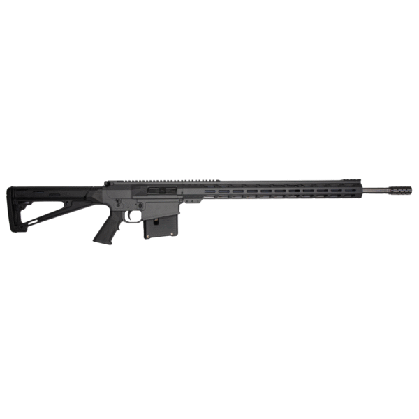 https3A2F2Fmedia.chattanoogashooting.com2Fimages2Fproduct2FIQGL10LA65PRCSSSNP2FGL10LA65PRCSS2520SNP.png GLFA AR Long Action Rifle 6.5 PRC 5rd Magazine 24" Barrel MLOK Handguard Sniper Grey Cerakote