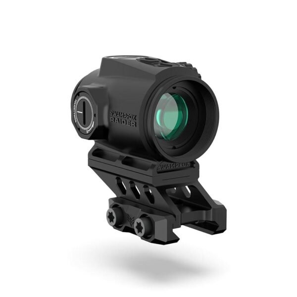 https3A2F2Fmedia.chattanoogashooting.com2Fimages2Fproduct2FIQRMPS120RB2FIQRMPS120RB-6.jpg Swampfox Raider 1x20 Micro Prism Red BRC Reticle Black