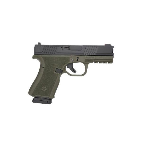 https3A2F2Fmedia.chattanoogashooting.com2Fimages2Fproduct2FIRBROFL9MMODBLK2FIRBROFL9MMODBLK1.jpg Black Rain Frontline Handgun 9mm Luger 15rd Magazine 3.75" Barrel OD Green/Black Slide Finish Optic Ready
