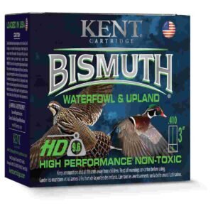Kent Bismuth High-Performance Non-Toxic Waterfowl & Upland Shotshells 410ga 3" 9/16oz 1150 fps #4 25/ct