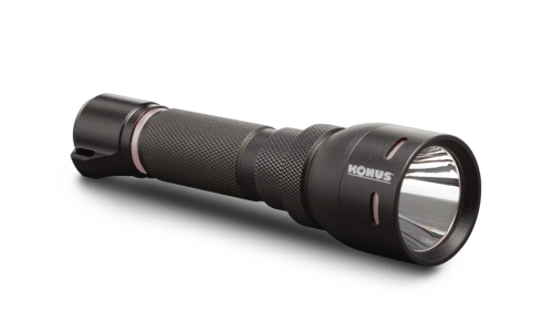 https3A2F2Fmedia.chattanoogashooting.com2Fimages2Fproduct2FKL39322FKL3932.png Konus Rechargeable Tactical Flashlight w Remote Switch / Mount Ring - 1000 Lumens