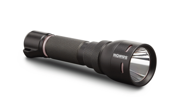 https3A2F2Fmedia.chattanoogashooting.com2Fimages2Fproduct2FKL39322FKL3932.png Konus Rechargeable Tactical Flashlight w Remote Switch / Mount Ring - 1000 Lumens