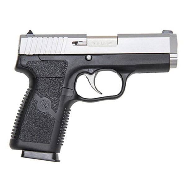https3A2F2Fmedia.chattanoogashooting.com2Fimages2Fproduct2FKZCW90G93N2FKZCW90G93N-1.jpg Kahr Arms CW9 Handgun 9mm Luger 7rd Magazine 3.5" Barrel Black with Silver Slide Night Sights