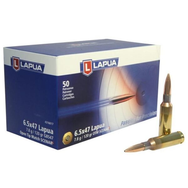 https3A2F2Fmedia.chattanoogashooting.com2Fimages2Fproduct2FLP43160172FLP4316017.jpg Lapua Scenar-L OTM Rifle Ammo 6.5x47 120 gr 50/ct