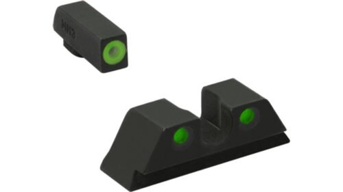 https3A2F2Fmedia.chattanoogashooting.com2Fimages2Fproduct2FMK4123131112Fgreengreen_10.jpg Meprolight ML41231 Hyper-Bright Green Ring Front/Green Rear Sights for Kimber DASA Revolvers