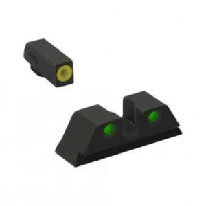 Meprolight ML47787 Hyper-Bright Yellow Ring Front/Green Rear Sights for CZ Shadow 2