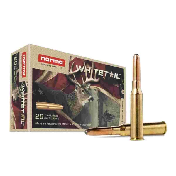 https3A2F2Fmedia.chattanoogashooting.com2Fimages2Fproduct2FNH201772922FNH20177292.jpg Norma WhiteTail Rifle Ammunition 7.7 Jap 174gr PSP 2493 fps 20/ct