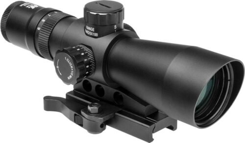 https3A2F2Fmedia.chattanoogashooting.com2Fimages2Fproduct2FNRSTP3942GV22FNRSTP3942GV2.jpg NcStar Mark III Tactical Gen II 3-9x42mm P4 Sniper Rifle Scope - Black Anodized