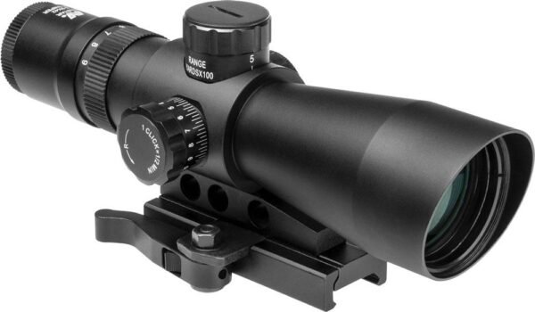 https3A2F2Fmedia.chattanoogashooting.com2Fimages2Fproduct2FNRSTP3942GV22FNRSTP3942GV2.jpg NcStar Mark III Tactical Gen II 3-9x42mm P4 Sniper Rifle Scope - Black Anodized