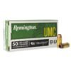 Remington UMC Handgun Ammunition .40 S&W 180 gr JHP 990 fps 50/box